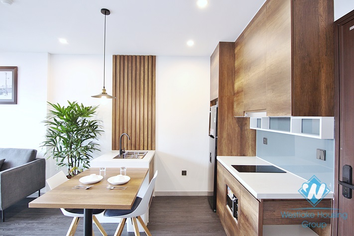 High floor one bedroom apartment for rent in To Ngoc Van st, Tay Ho