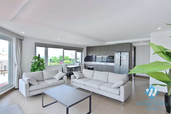 Spectacular lake view apartment for rent in To Ngoc Van st, Tay Ho, Ha Noi