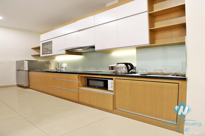 Spacious studio for rent in Kim Ma street, Ba Dinh, Ha Noi