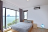 Lake view two bedrooms apartment for rent in Dang Thai Mai, Tay Ho