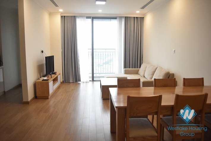 A cozy, fully-furnished 3 bedroom apartment for rent in Vinhomes Gardenia