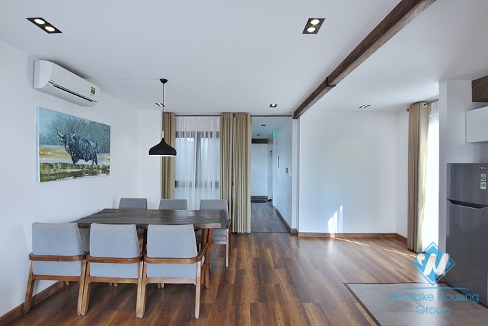 Bright 2 bedrooms apartment for rent in Dang Thai Mai st, Tay Ho