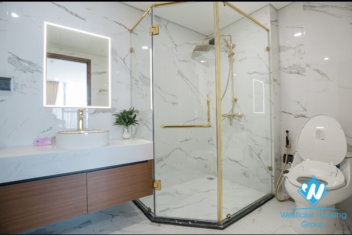A sleek and modern apartment for rent in Sunshine City, Hanoi