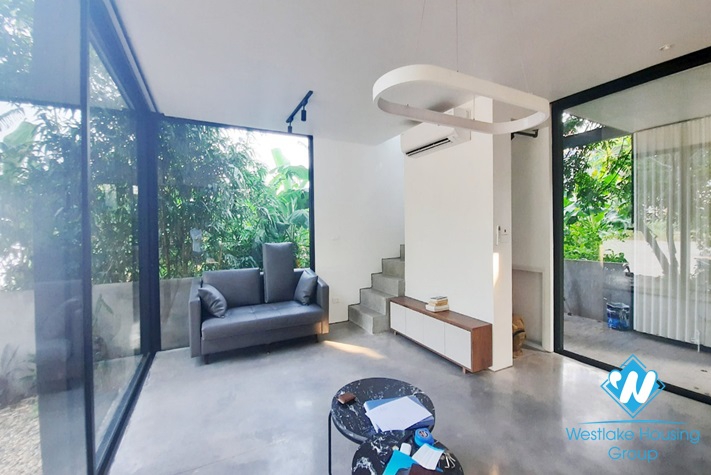 Modern style one bedroom river view house for rent in Ngoc Thuy, Long Bien district