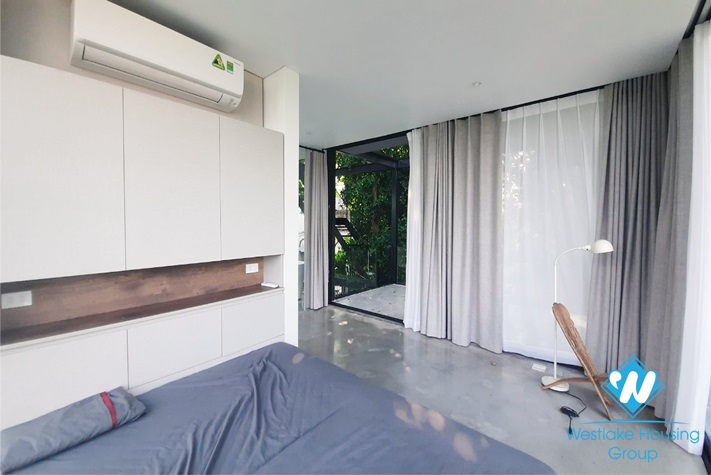 Modern style one bedroom river view house for rent in Ngoc Thuy, Long Bien district