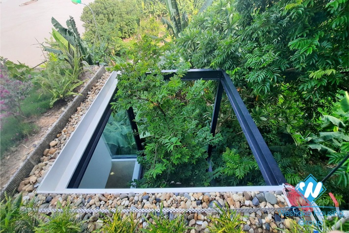 Modern style one bedroom river view house for rent in Ngoc Thuy, Long Bien district