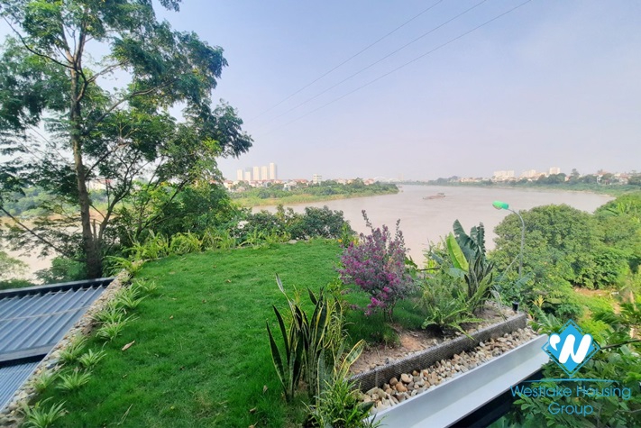 Modern style one bedroom river view house for rent in Ngoc Thuy, Long Bien district