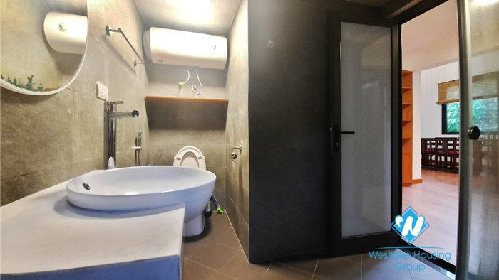 Three bedroom duplex apartment for rent in Ngoc Thuy near French international school