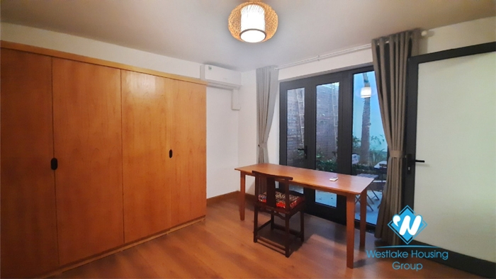 Three bedroom duplex apartment for rent in Ngoc Thuy near French international school