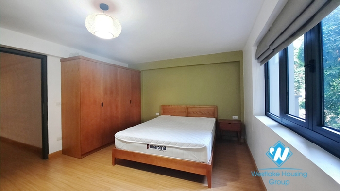 Three bedroom duplex apartment for rent in Ngoc Thuy near French international school