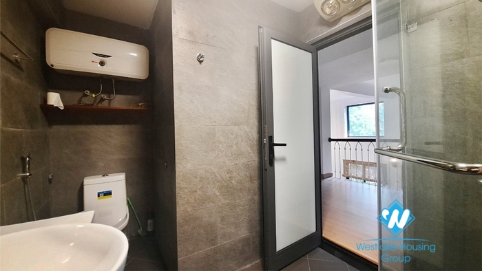 Three bedroom duplex apartment for rent in Ngoc Thuy near French international school