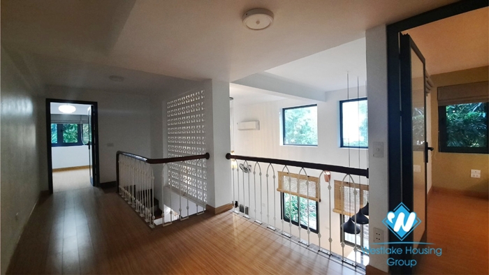 Three bedroom duplex apartment for rent in Ngoc Thuy near French international school