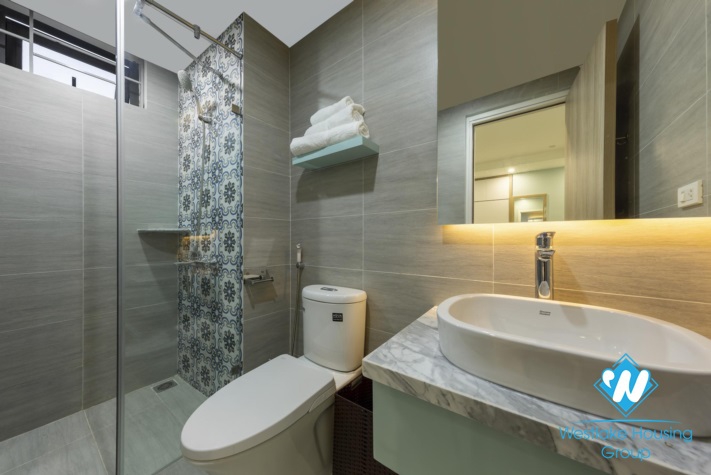 Brand new fully-equipped apartment for rent in Dong Da District