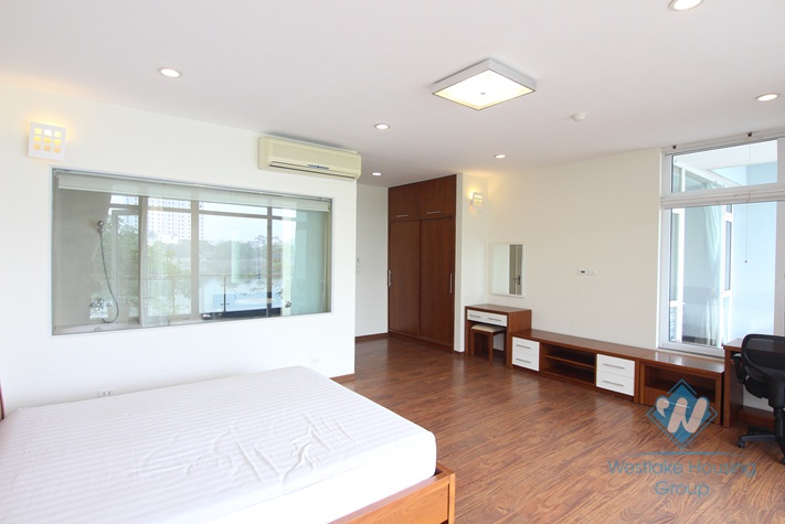 Good location apartment with lake view for rent in Quang An st, Tay Ho District 