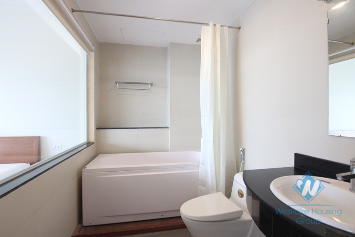 Good location apartment with lake view for rent in Quang An st, Tay Ho District 