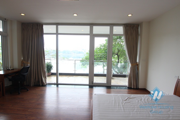 Good location apartment with lake view for rent in Quang An st, Tay Ho District 