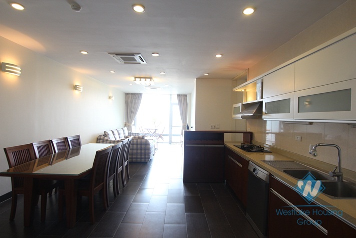 Good location apartment with lake view for rent in Quang An st, Tay Ho District 