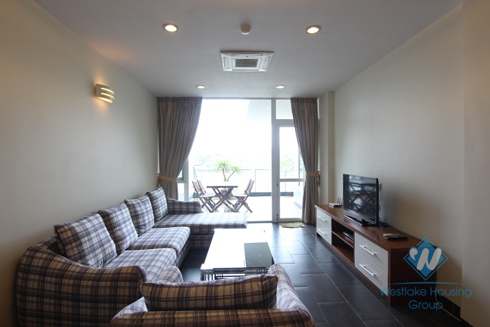 Good location apartment with lake view for rent in Quang An st, Tay Ho District 