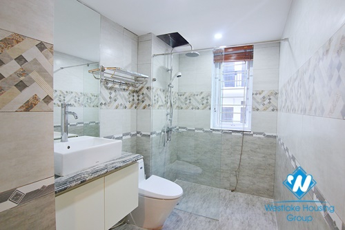 Spacious and bright 3 bedrooms apartment for rent on Au Co, Tay Ho, Hanoi