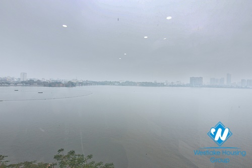 Lakeside serviced apartment for rent on Yen Phu island