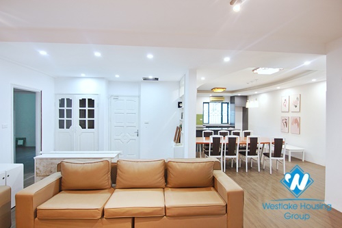 Spacious and bright 3 bedrooms apartment for rent on Au Co, Tay Ho, Hanoi
