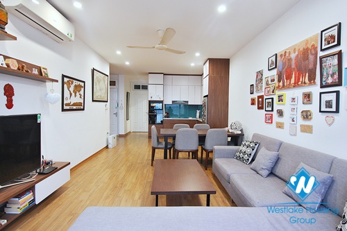 Lakeside serviced apartment for rent on Yen Phu island
