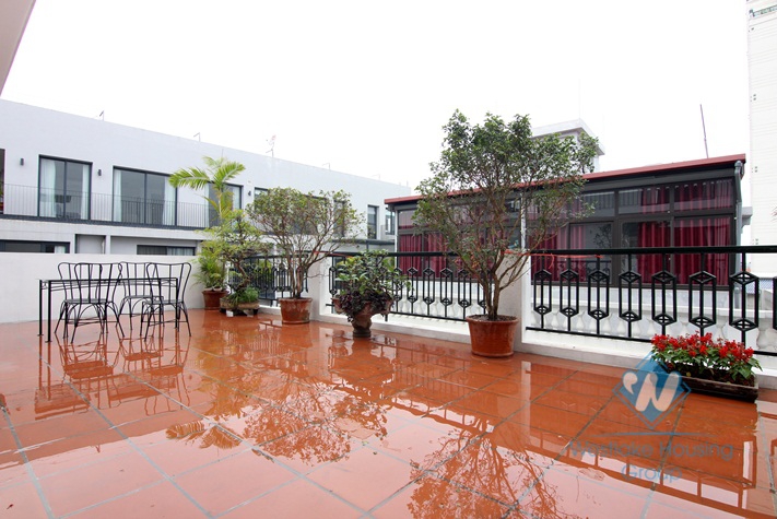 A spacious 2 bedroom apartment with huge balcony in Tu hoa, Tay ho