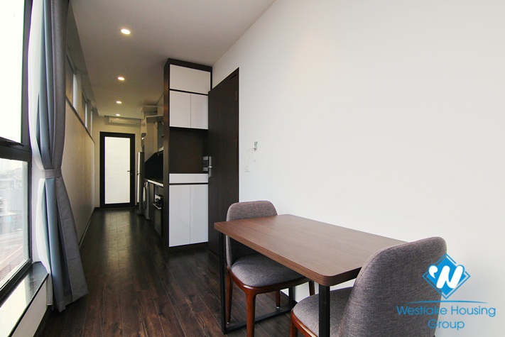 Studio apartment is designed with lots of light and lake view for rent in Ho Ba Mau, Hai Ba Trung