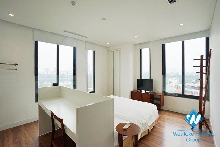 03 bedrooms apartment with lake view for rent in Dong Da  & Hai Ba Trung District, Ha Noi