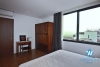 A two-bedroom apartment on the top floor with breathtaking lake view on Tu Hoa street