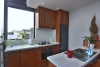 A two-bedroom apartment on the top floor with breathtaking lake view on Tu Hoa street
