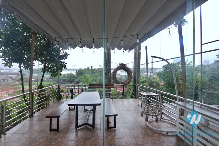 A nine-bedroom house with the view of the valley of West lake flowers