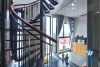 A three-bedroom duplex with lake view on the top floor on Dang Thai Mai street 