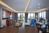 A three-bedroom duplex with lake view on the top floor on Dang Thai Mai street 