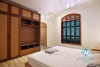 Renovated French villa for rent in Tay Ho, high ceiling, lots of outside space