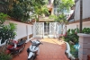 Renovated French villa for rent in Tay Ho, high ceiling, lots of outside space