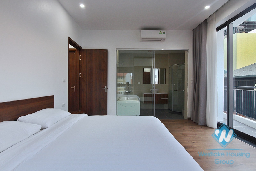 Spacious and brand new 3 bedrooms apartment for rent in Dang Thai Mai area, Tay Ho