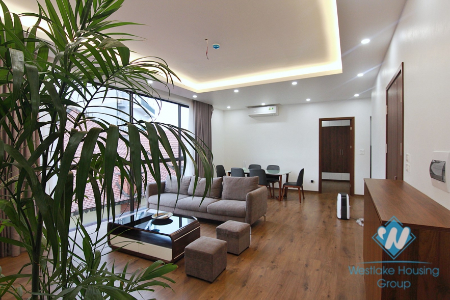 Spacious and brand new 3 bedrooms apartment for rent in Dang Thai Mai area, Tay Ho