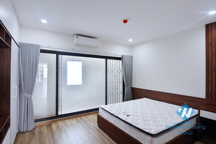 A brand new apartment with huge balcony and lake view in Nhat chieu, Tay ho, Ha noi
