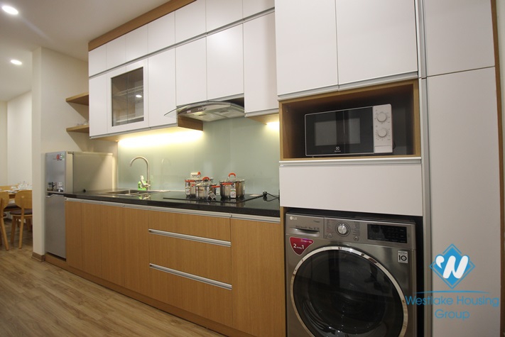 A luxury brand-new one-bedroom apartment on Kim Ma street, Ba Dinh