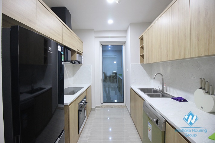 A 3 bedroom apartment with furnished furniture for rent in Ciputra