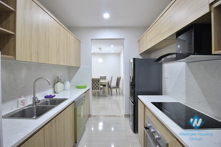 A 3 bedroom apartment with furnished furniture for rent in Ciputra