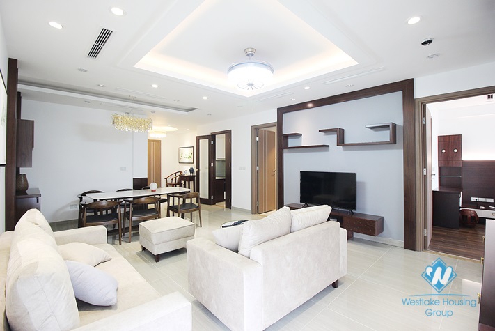 A delightful 3 bedroom 2 bathroom apartment for rent in Ciputra, Hanoi