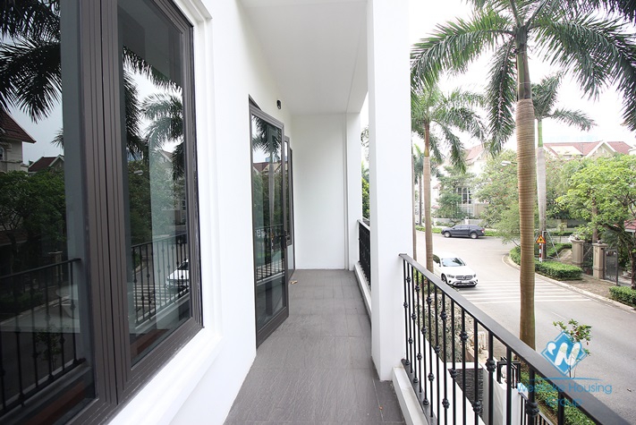 A wonderful, modern  house in semi-furnished condition for rent in T Block, Ciputra