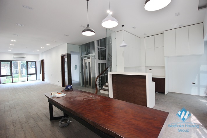 A wonderful, modern  house in semi-furnished condition for rent in T Block, Ciputra
