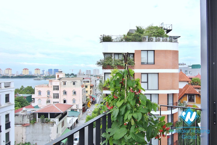 A fabulous brand- new 2 bedrooms apartment for rent with lake view in Tay Ho