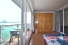 Lake view two bedrooms apartment for rent in Quang An, Tay Ho