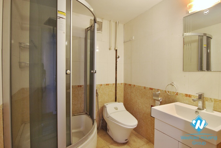 Lake view two bedrooms apartment for rent in Quang An, Tay Ho