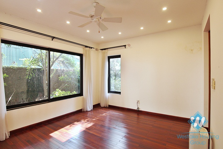 Brand new villa with wonderful garden for rent in Dang Thai Mai Street, Tay Ho, Hanoi