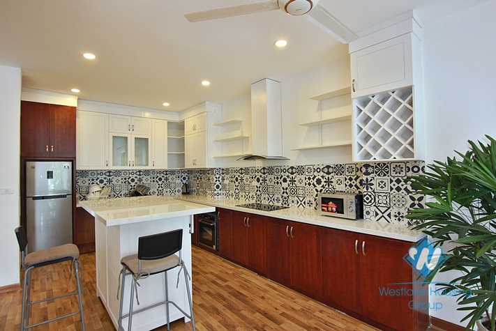 A charming 4 bedroom apartment for rent in To Ngoc Van, Tay Ho, Ha Noi
